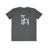 White Schnauzer Men's Lightweight Fashion Tee