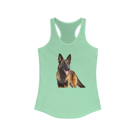 Dutch Sheepdog Women's Racerback Tank Top