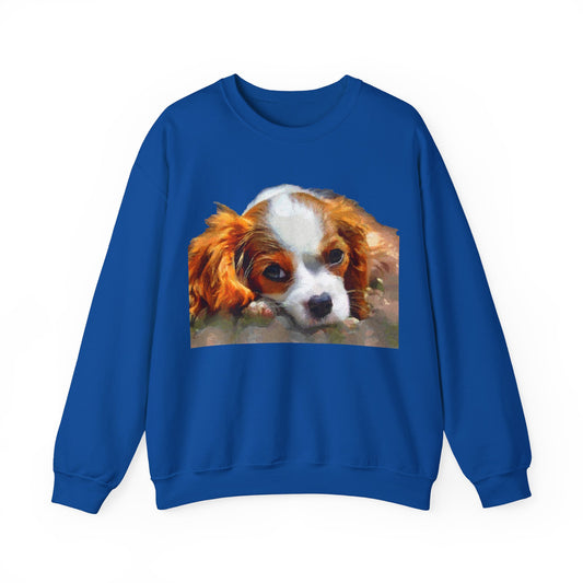 Cavalier King Charles Spaniel Puppy Crewneck Sweatshirt