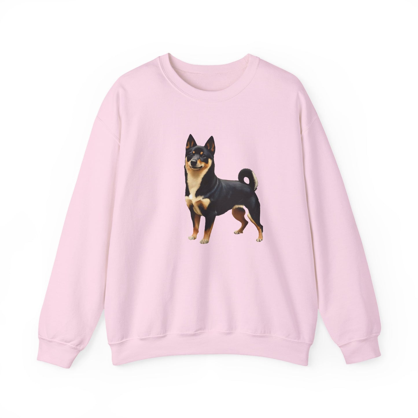 Black & Tan Shiba Inu Unisex 50/50 Crewneck Sweatshirt