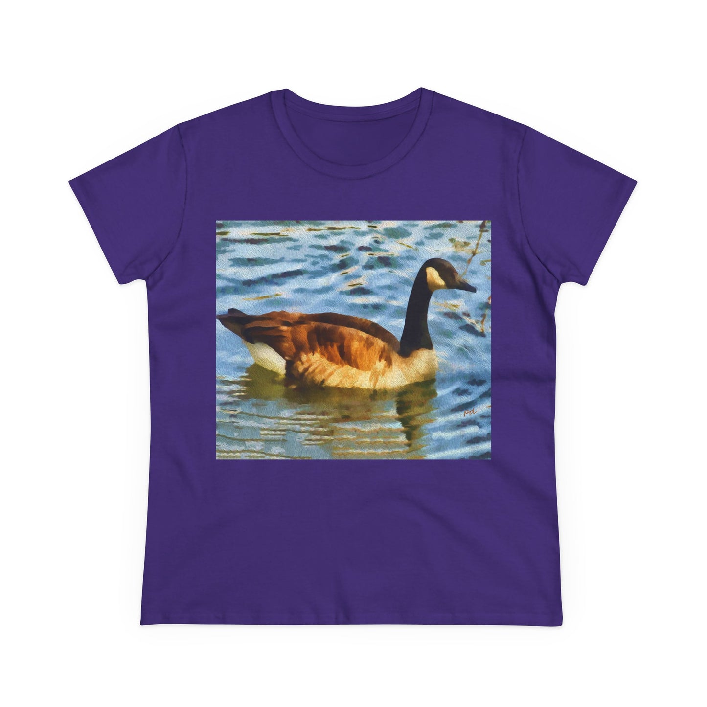 Canadian Geese Women's Midweight Cotton Tee