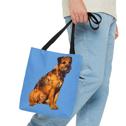 Charming 'Andrew' Border Terrier Tote Bag