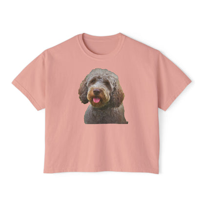Lagotto Romagnolo 'Italian Truffle Dog' Women's Boxy Tee