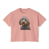 Lagotto Romagnolo 'Italian Truffle Dog' Women's Boxy Tee