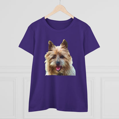 Cairn Terrier 'Toto' Women's Midweight Cotton Tee
