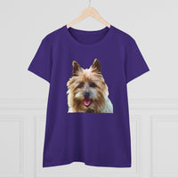 Cairn Terrier 'Toto' Women's Midweight Cotton Tee