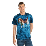 American Foxhound Unisex Tie-Dye Tee, Crystal