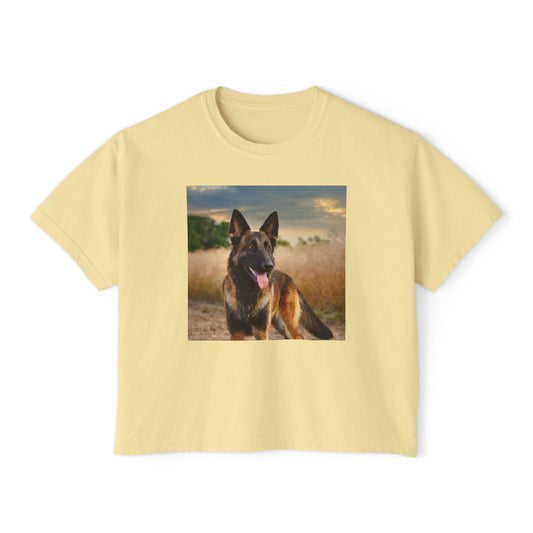Dutch Shepherd Women's Oversized Boxy Tee