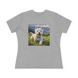 Ethereal Beauty Westie Women's Relaxed Fit Cotton Tee