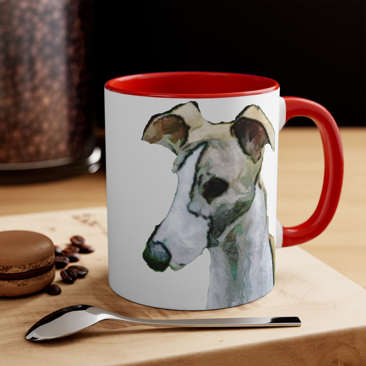Whippet Accent Coffee Mug, 11oz
