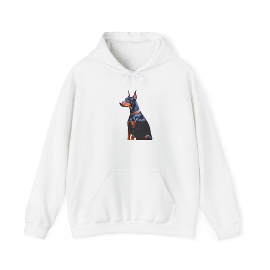 Doberman Pinscher #2 - Unisex - 50/50 Hooded Sweatshirt