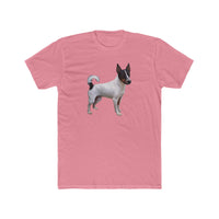 Japanese Terrier - Dog Lover Men's Fitted Cotton Crew Tee