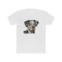 American Leopard Hound --  Men's Fitted Cotton Crew Tee