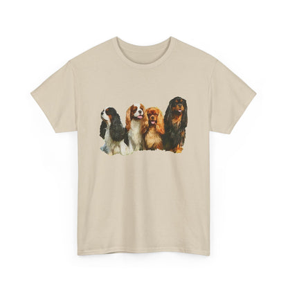King Charles Spaniel Cavalier Club Unisex Heavy Cotton Tee