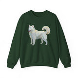 Hokkaido Unisex 50/50 Crewneck Sweatshirt: Cozy Companion for All Seasons