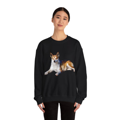 Norwegian Lundehund Unisex 50/50 Crewneck Sweatshirt by DoggyLips™