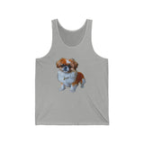 Pekingese Unisex Jersey Tank