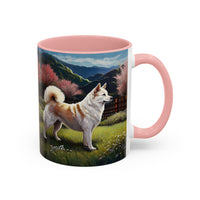 Kishu Ken - Ceramic Accent Coffee Mug (11, 15oz)