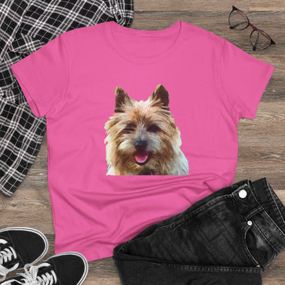 Cairn Terrier 'Toto' Women's Midweight Cotton Tee