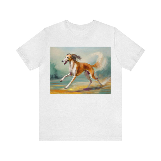 Saluki 'On the Run' -  Classic Jersey Short Sleeve Tee