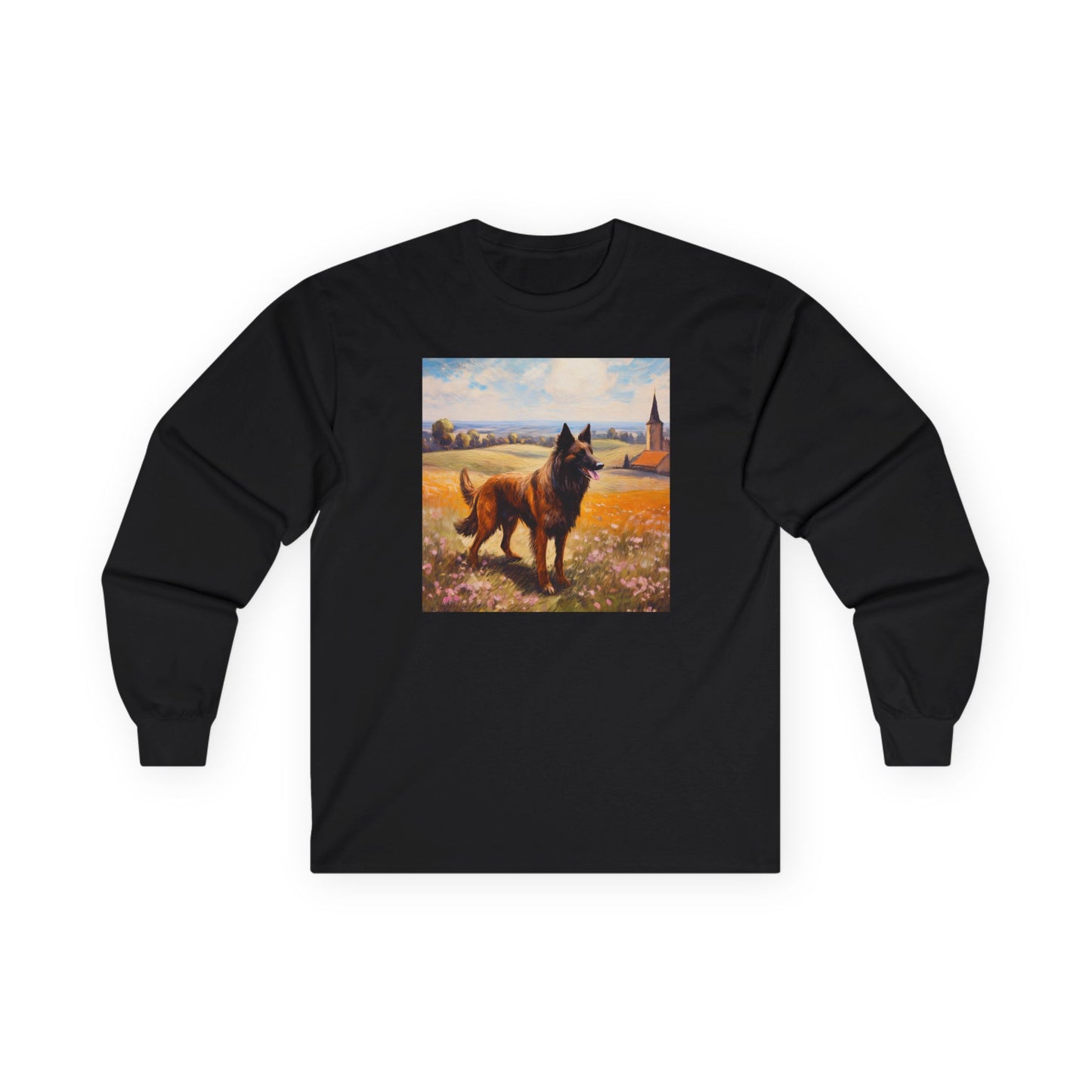 Belgian Tervuren Unisex Classic Cotton Long Sleeve Tee