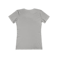 Stylish Doberman Graphic - Women's Slim Fit Ringspun Cotton Tee for Dog Lovers