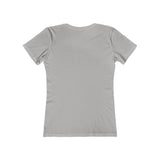 Stylish Doberman Graphic - Women's Slim Fit Ringspun Cotton Tee for Dog Lovers