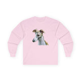 Whippet 'Simba'  Classic Cotton Long Sleeve T-Shirt