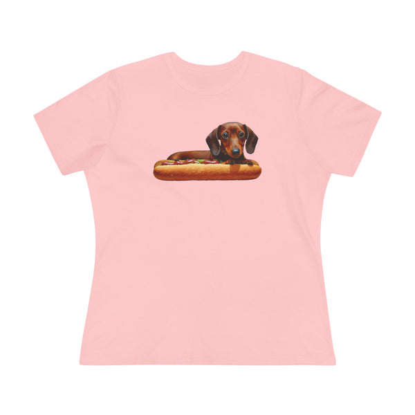 Dachshund Delight Women's Relaxed Fit Cotton Tee