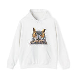 Great Horned Owl 'Hooty' Unisex 50-50 Hoodie
