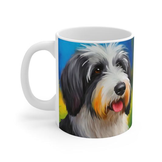 Polish Lowland Sheepdog Ceramic Mug 11oz