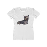 Skye Terrier - Women's Sim Fit 100% Ringspun Cotton Tee