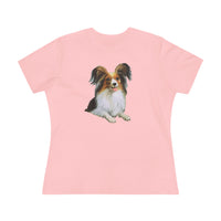 Papillon - Women's Relaxed Fit Cotton Tee