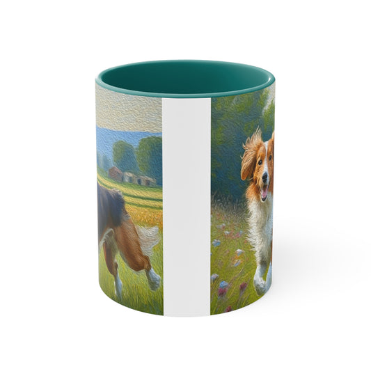 Nederlandse Kooikerhondje  11oz Ceramic Accent Mug