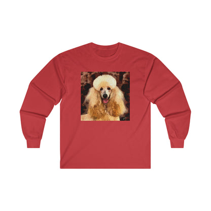 Poodle Unisex Cotton Long Sleeve Tee
