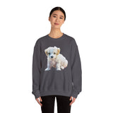 Bichon Frise Unisex 50/50 Crewneck Sweatshirt