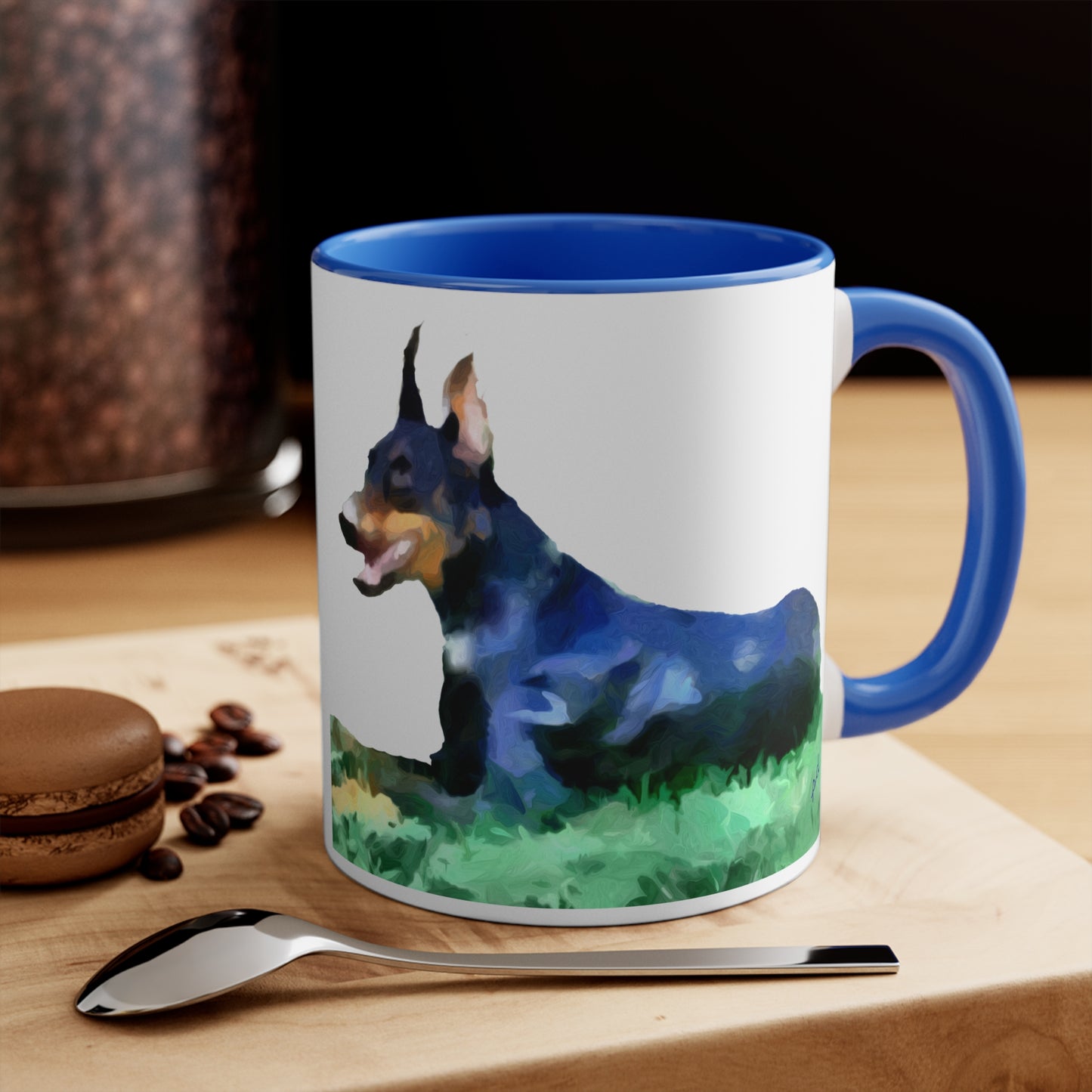 Doberman Pinscher Ceramic Accent Coffee Mug, 11oz