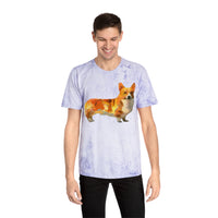 Welsh Pembroke Corgi Unisex Ringspun Cotton  Color Blast T-Shirt by DoggyLips™