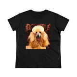 Poodle Women's Midweight Cotton Tee
