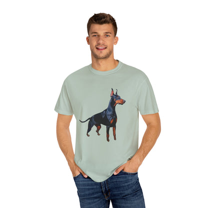 Doberman Pinscher Unisex Garment-Dyed T-shirt