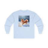 Finnish Spitz  -  Unisex Classic Cotton Long Sleeve Tee