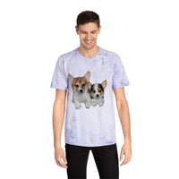 Welsh Corgi 'Cousins' Color Blast T-Shirt by DoggyLips™