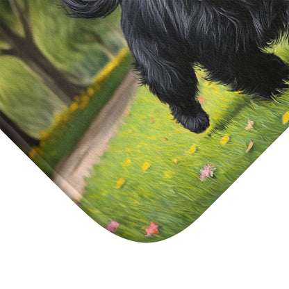 Affenspinscher Bathroom Rug Mat - Whimsical Comfort for Your Bathroom
