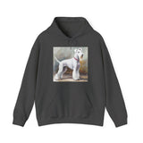 Bedlington Terrier Unisex 50/50 Hooded Sweatshirt