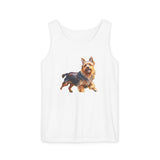 Australian Terrier Unisex Relaxed Fit Garment-Dyed Tank Top