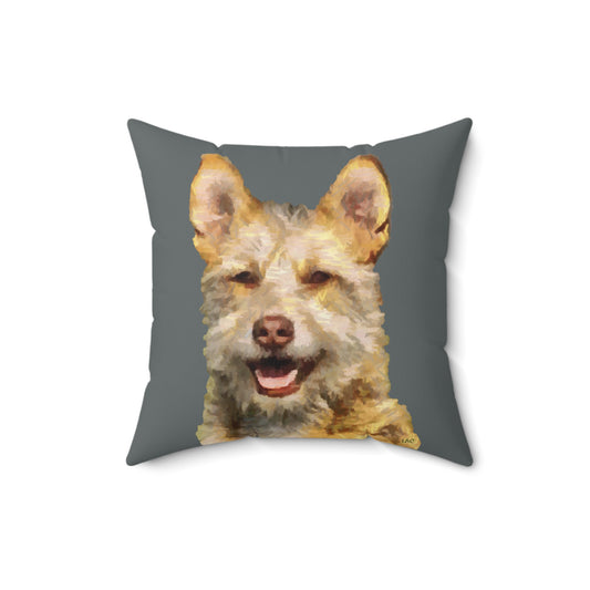 Portuguese Podengo Spun Polyester Throw Pillow