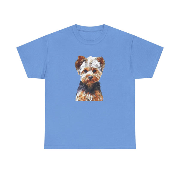 Yorkshire Terrier - Yorkie 'Lupis' Unisex Heavy Cotton Tee