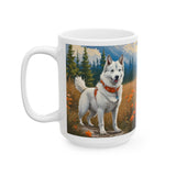 Yakutian Laika Ceramic Mug - 2 Sizes