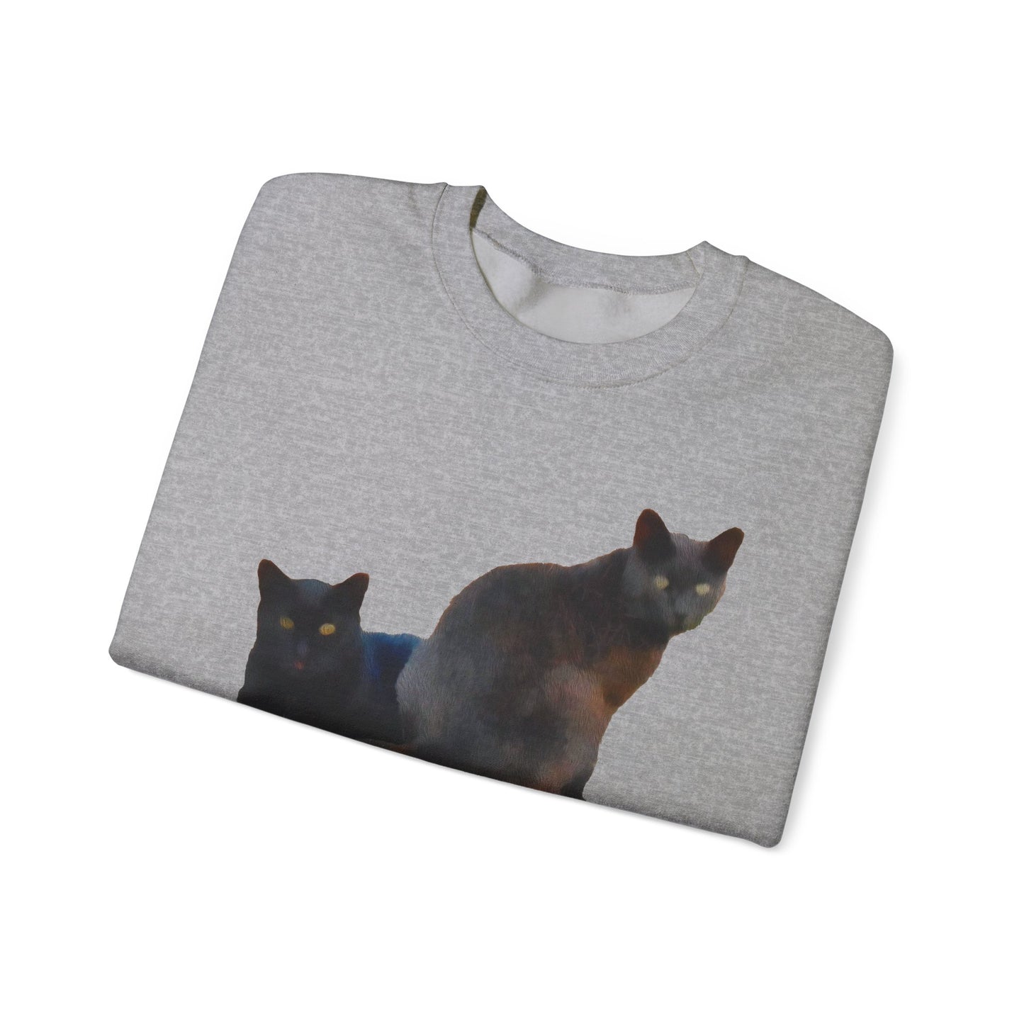 Cats 'SIfnos Sisters' Unisex 50/50 Crewneck Sweatshirt