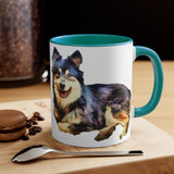 Finnish Lapphund Accent Coffee Mug, 11oz